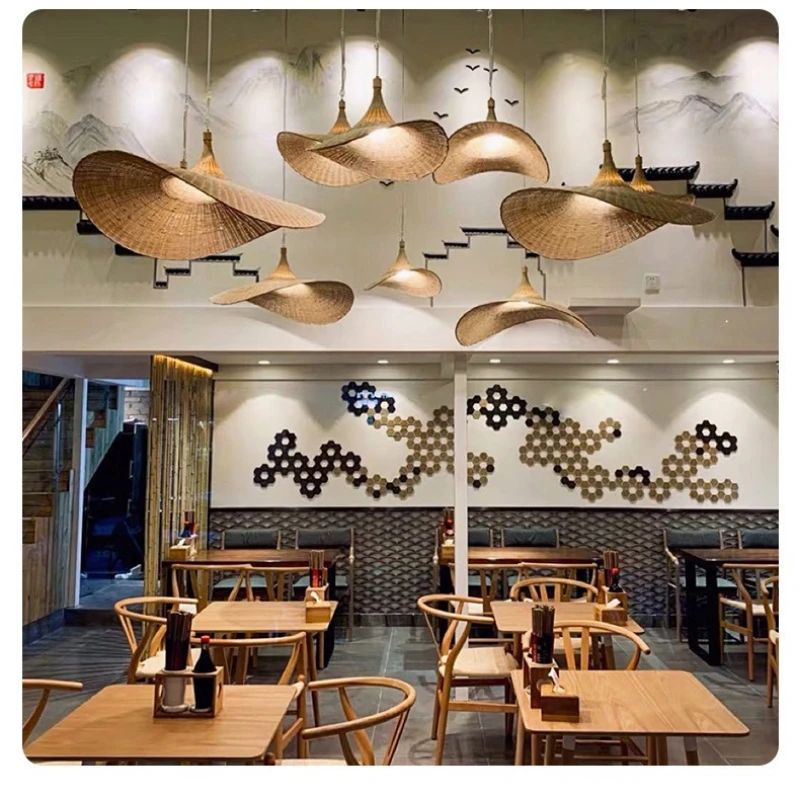 

Новейший бамбуковый подвесной светильник, потолочные светильники, плетеный блеск из ротанга, ручная вязка, плетение, подвесной домашний обеденный плетеный домашний декор, хит продаж