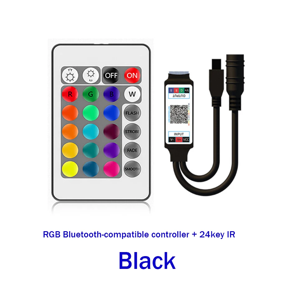 DC 12V Dimmer Led Controller LED IR RGB Controler LED Lights Controller IR Remote For RGB 3528 5050 LED Strip