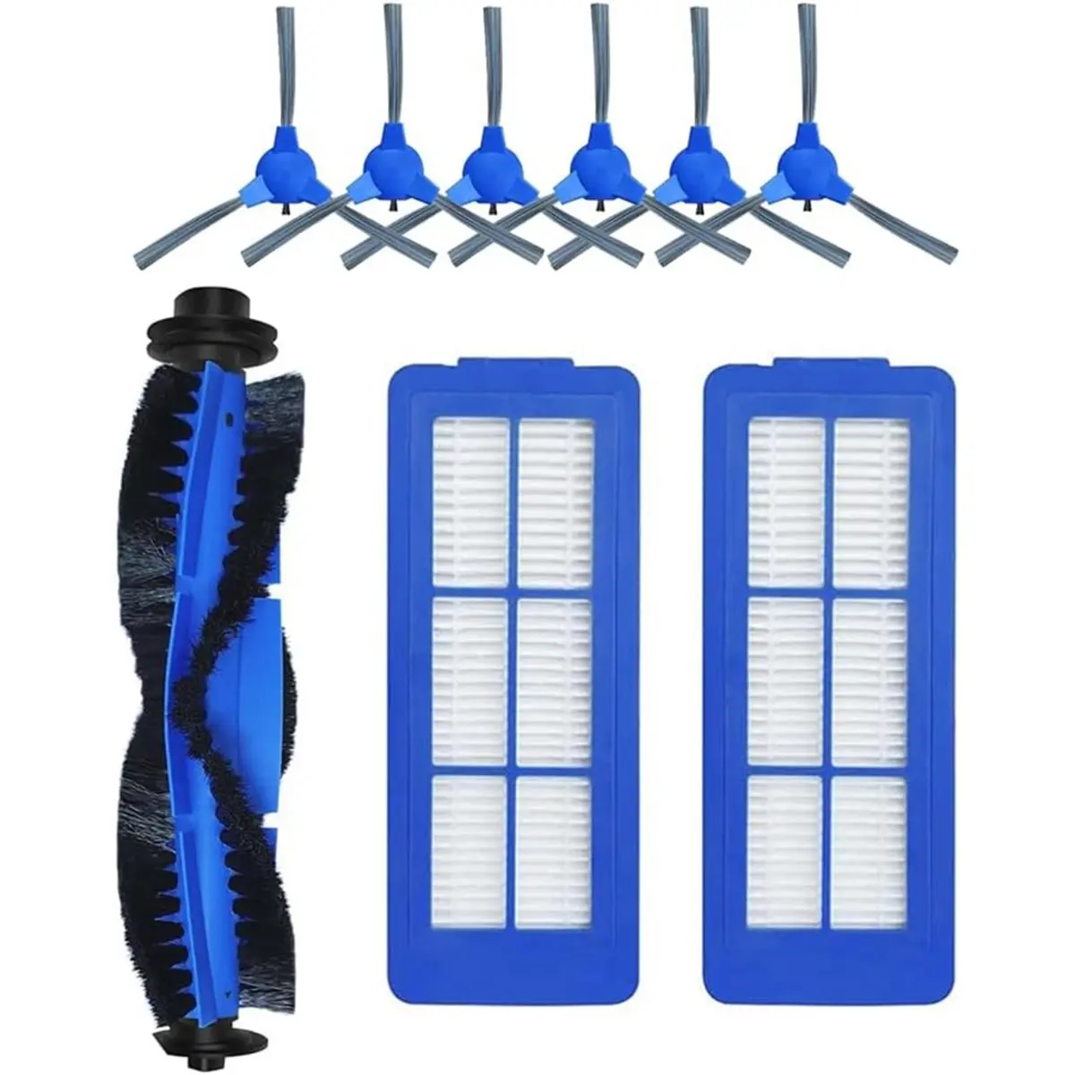 

Replacement Parts for Robovac 11S Max,15C Max, G10, G20, G30, G30 Edge/Hybrid, Rolling Side Brushes HEPA Filters [BWASCLIM]