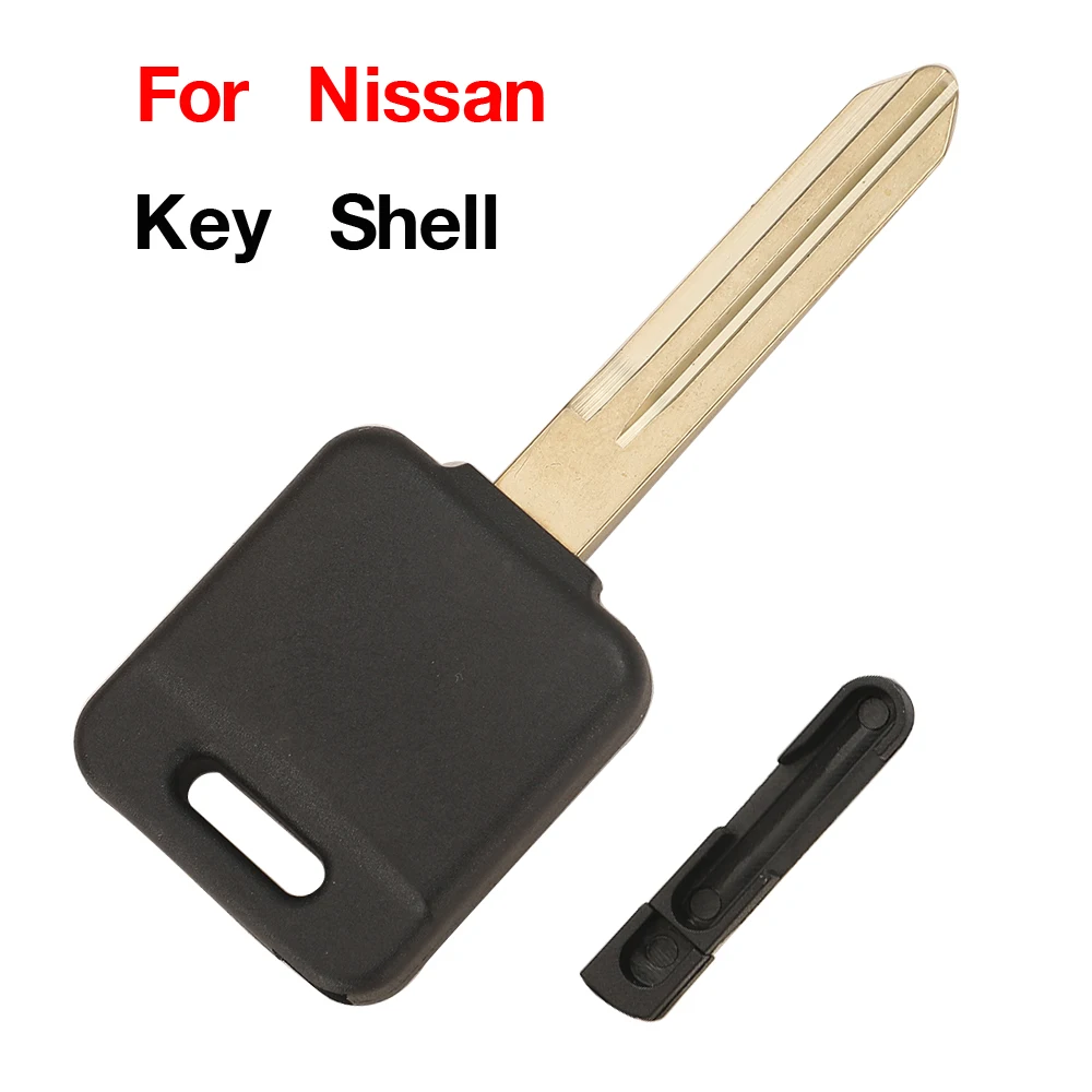 jingyuqin New Transponder Replacement Remote Ignition Car Key Shell Case Fob For Nissan Qashqai Tiida With Label No Chip