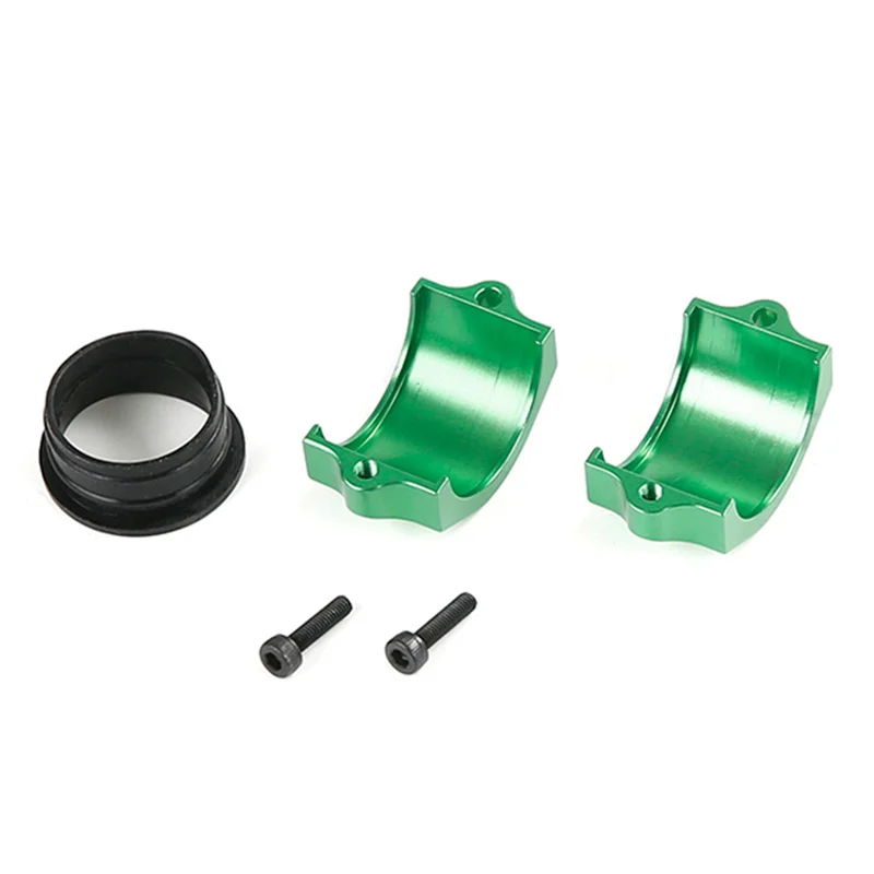 CNC Metalen Resonantie Buisklem Kit voor 1/5 Hpi Rofun Baha Rovan King Motor Baja 5B 5T Rc Auto Racing speelgoed Onderdelen,Groen