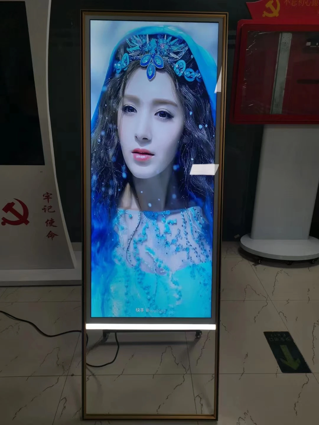 

Factory Wholesale Wood Digital Art Frame 21.5/23.8/27/32/43/49 Inch Cloud WiFi LCD Digital Photo Frame LCD Screen