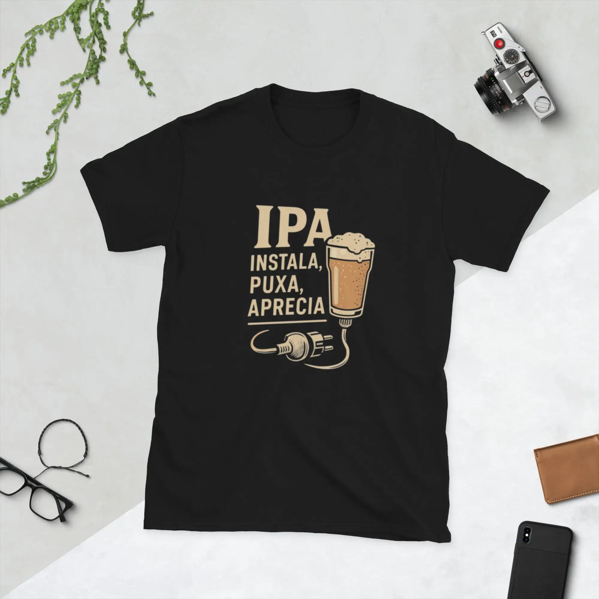 

IPA Beer Lovers Графический принт Летние элитные брендовые хлопковые мужские и женские футболки с короткими рукавами Модная модная одежда