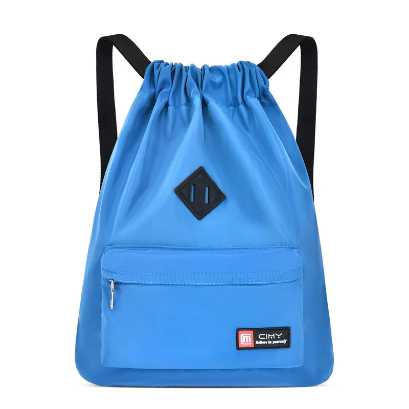 Borsa da viaggio all\'aperto per borsa da scuola Casual di grande capacità con tasca impermeabile portatile con coulisse