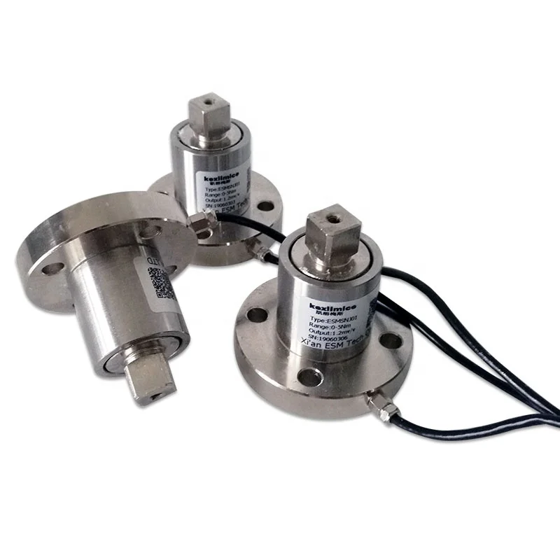 Static torsion testing sensor, square head torque flange installation torque wrench