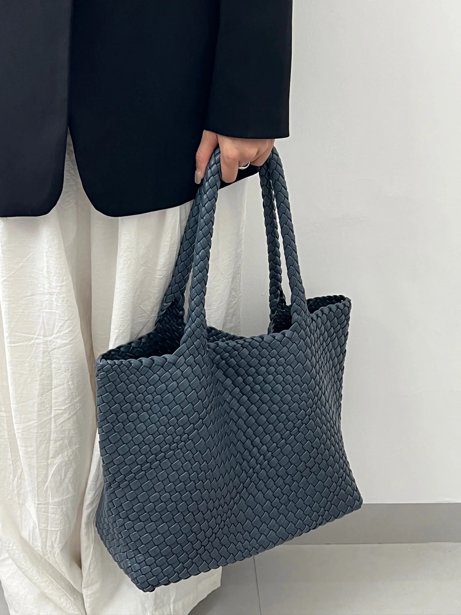 Bolsa tote de tecido para mulheres bolsa de couro pu grande bolsa hobo e bolsa retrô artesanal bolsa de ombro de viagem 2025