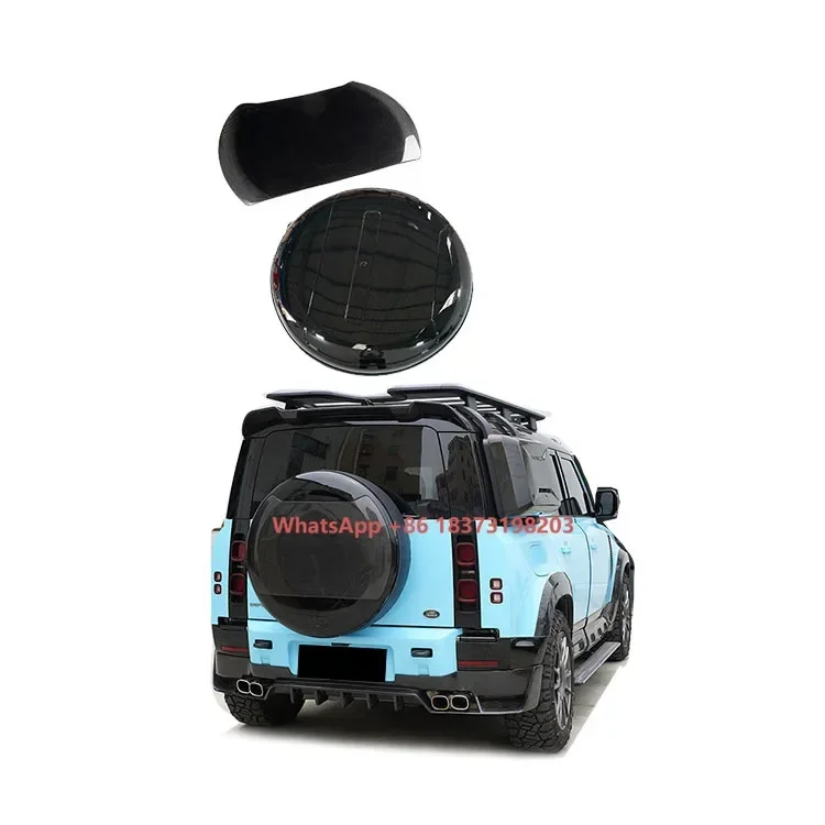 High Quality Hot Selling Dry Carbon Fiber Spare Tire Cover  90  110 130  and Wheelsets  for Defender