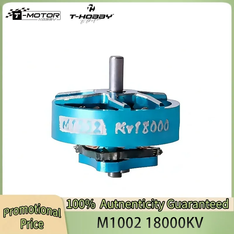 

Бесколлекторный двигатель T-HOBBY T-MOTOR M1002 18000KV Micro 1-2S для FPV-дронов 75 мм, запчасти для гоночных квадрокоптеров DIY