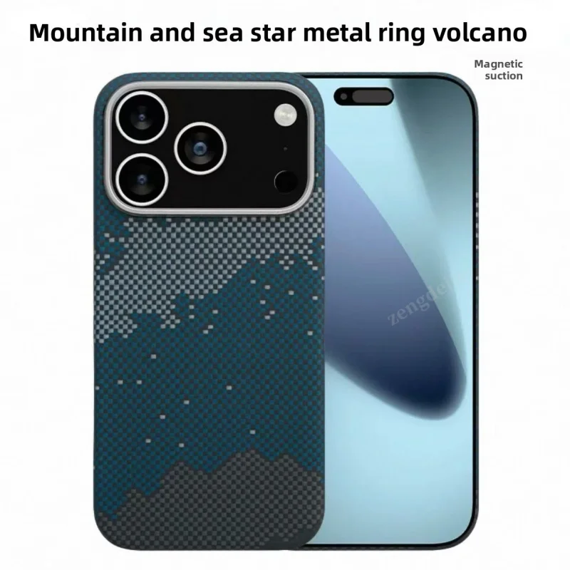 

Для iPhone 17 Pro/Pro Max — тонкий кевларовый чехол с магнитной защитой от падения