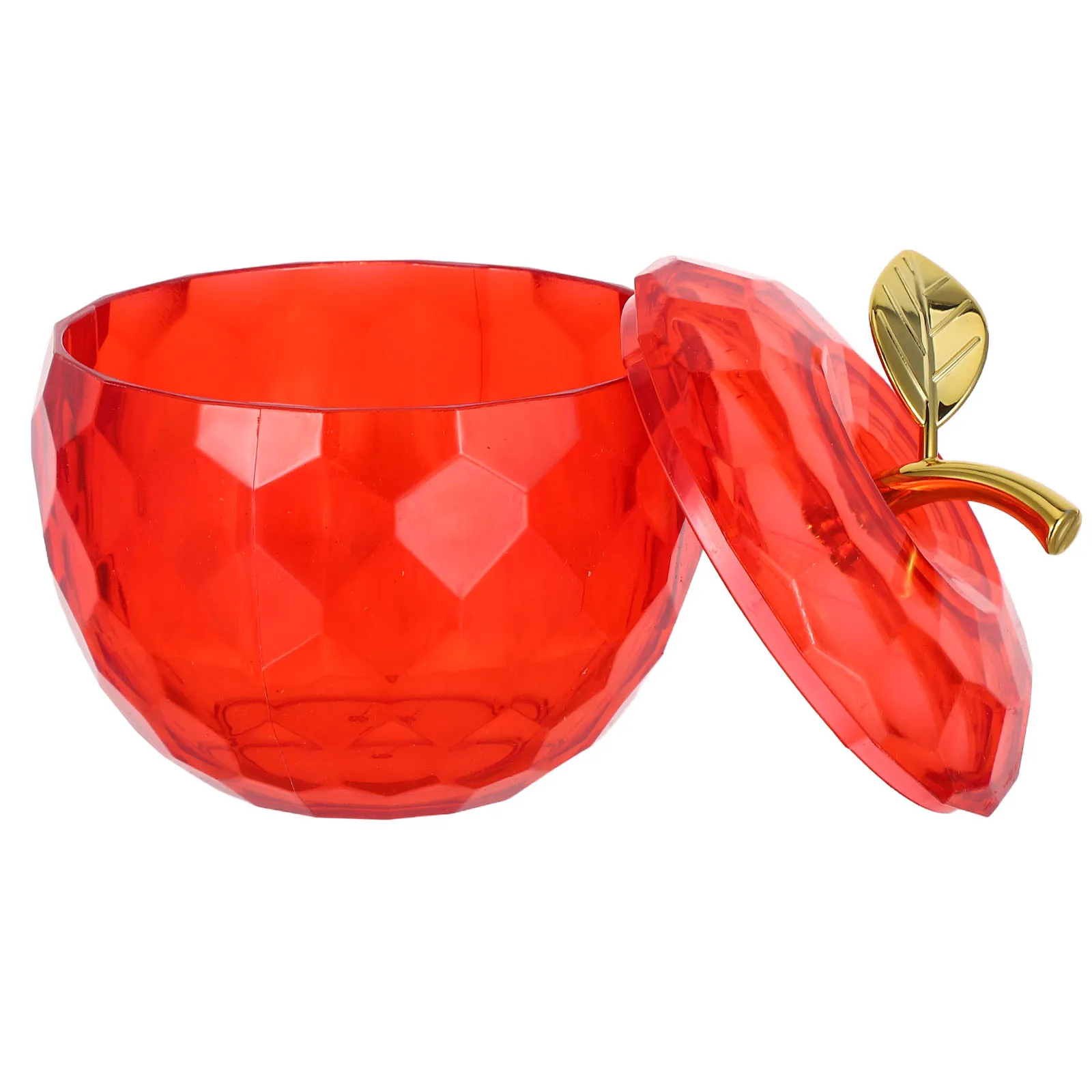 

Christmas Storage Containers Shaped Plastic Jars Holiday Treats Decorative Candy Dish Lid Party Favors Festive