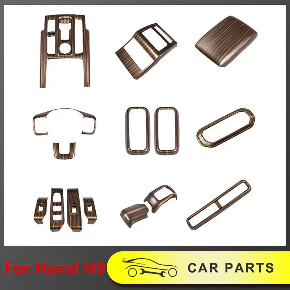

The Peach Wood Interior Of The Whole Car Is Covered With Anti Scratch ABS Modified Parts Suitable For Haval H9 2MKII 2024 2025