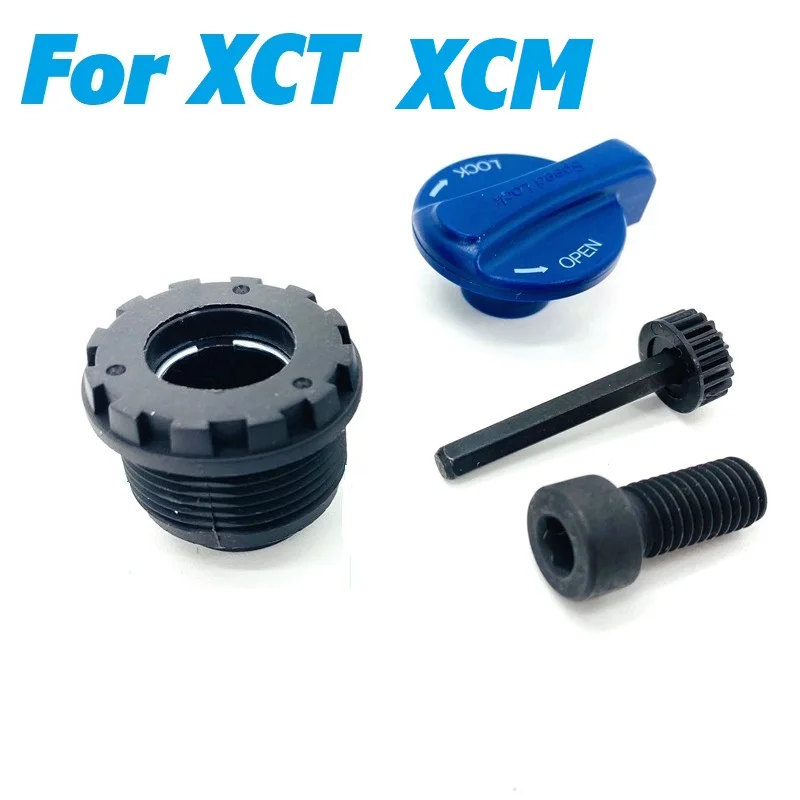 SR SUNTOUR XCM 30 XCT 28 Front Fork Speed Lockout Lever Cover End Cap Bolt Assembly Shoulder Control Cartridge Top Cap