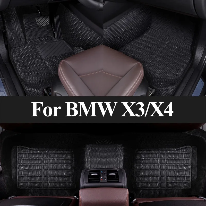 

Car Floor Mat for BMW X3 X4 G01G02 F97 F98 2018-2024 Non-Slip Durable Car Carpet Easy Clean and Wear-Resistant Floor Mat