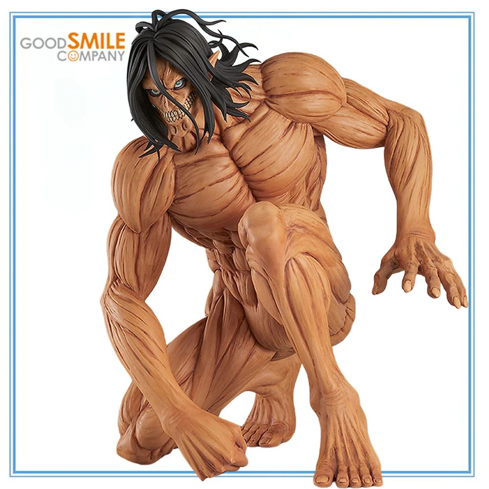 

100% Original GOOD SMILE COMPANY POP UP PARADE Shingeki No Kyojin Eren Yeager XL Model Decoration Collection Series