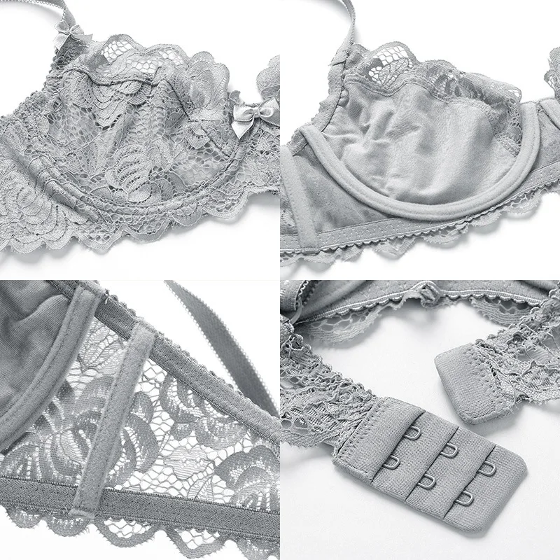 女性下着、貧乳ギャザー、レース、干支夏薄手新作ブラコレクション、胸垂れ防止ブラセット