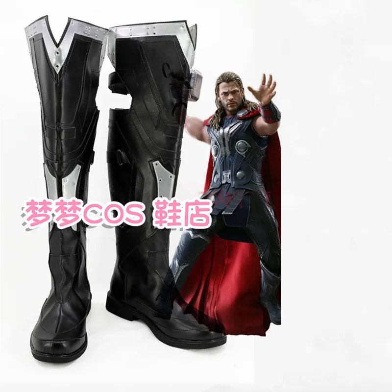 

Thor Cosplay Costume Shoes Handmade Faux Leather Boots Carnival Party Halloween Boots