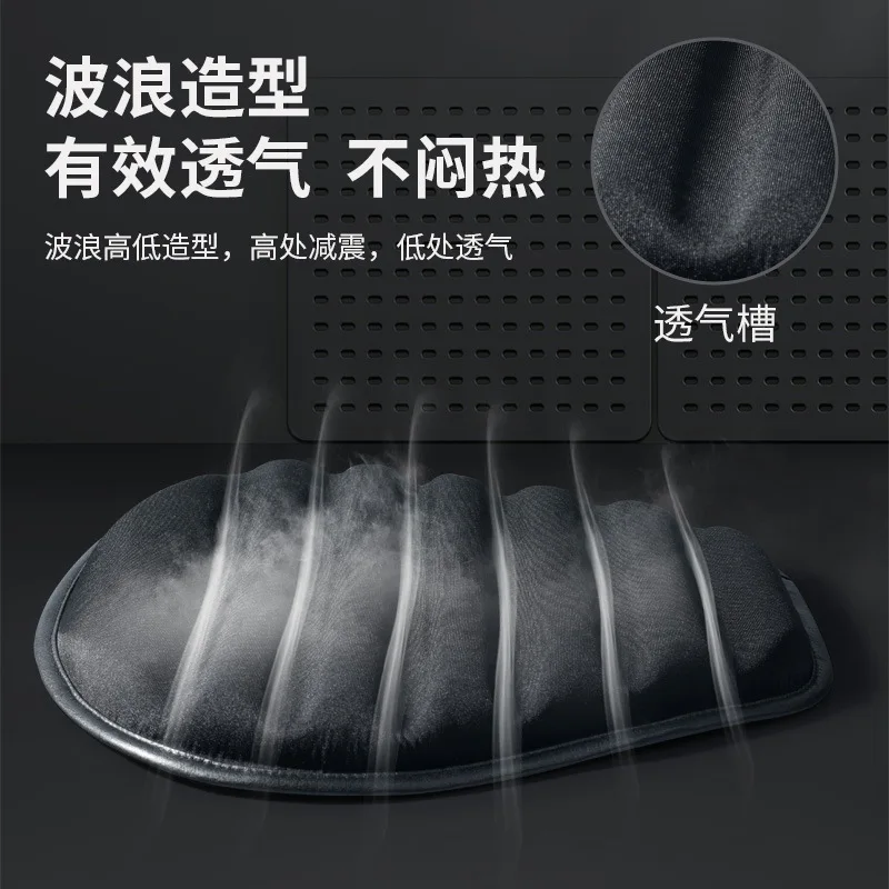 Summer heat insulation breathable motorcycle gel seat cushion cover electric vehicle seat cover sunscreen waterproof