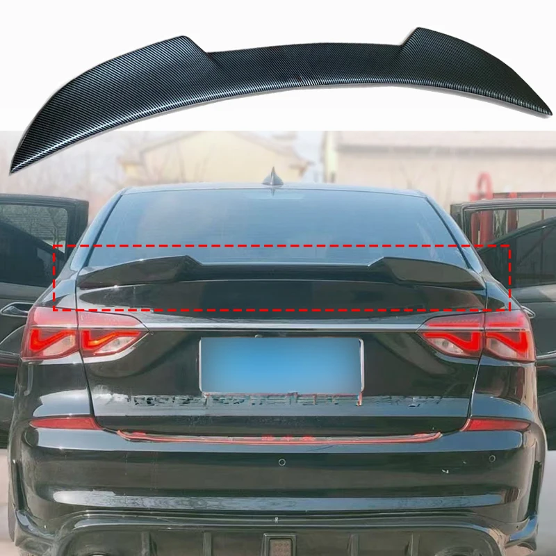 

Suitable for Chevrolet Cruze 2019-2021 spoiler high-quality material fiberglass rear trunk wing PSM body kit accessories