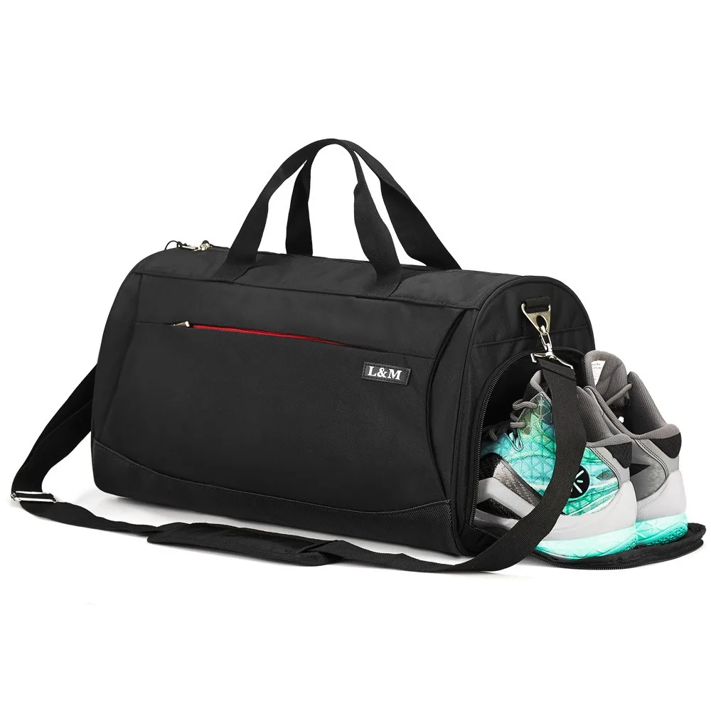 Men Women Gym Duffel Bag Wet Dry Separation Basketball Yoga Sports Training Shoulder Travel 운동 가방