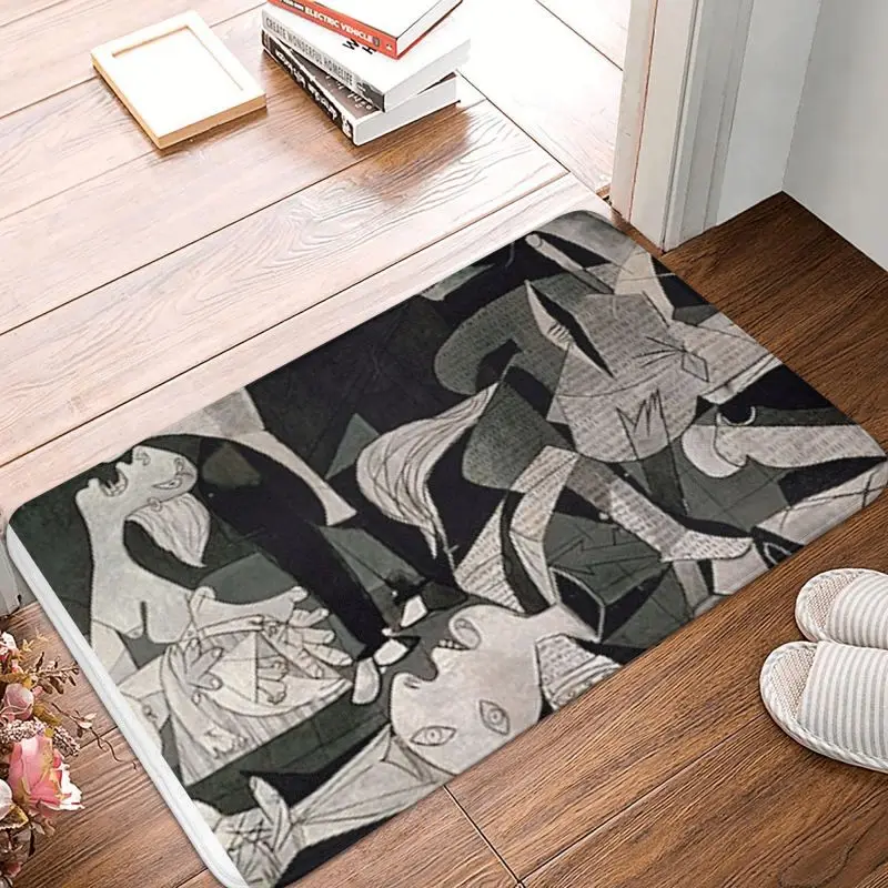 Spain Pablo Picasso Guernica Front Door Floor Entrance Mats Outdoor Kitchen Bathroom Doormat Toilet Carpet Rug