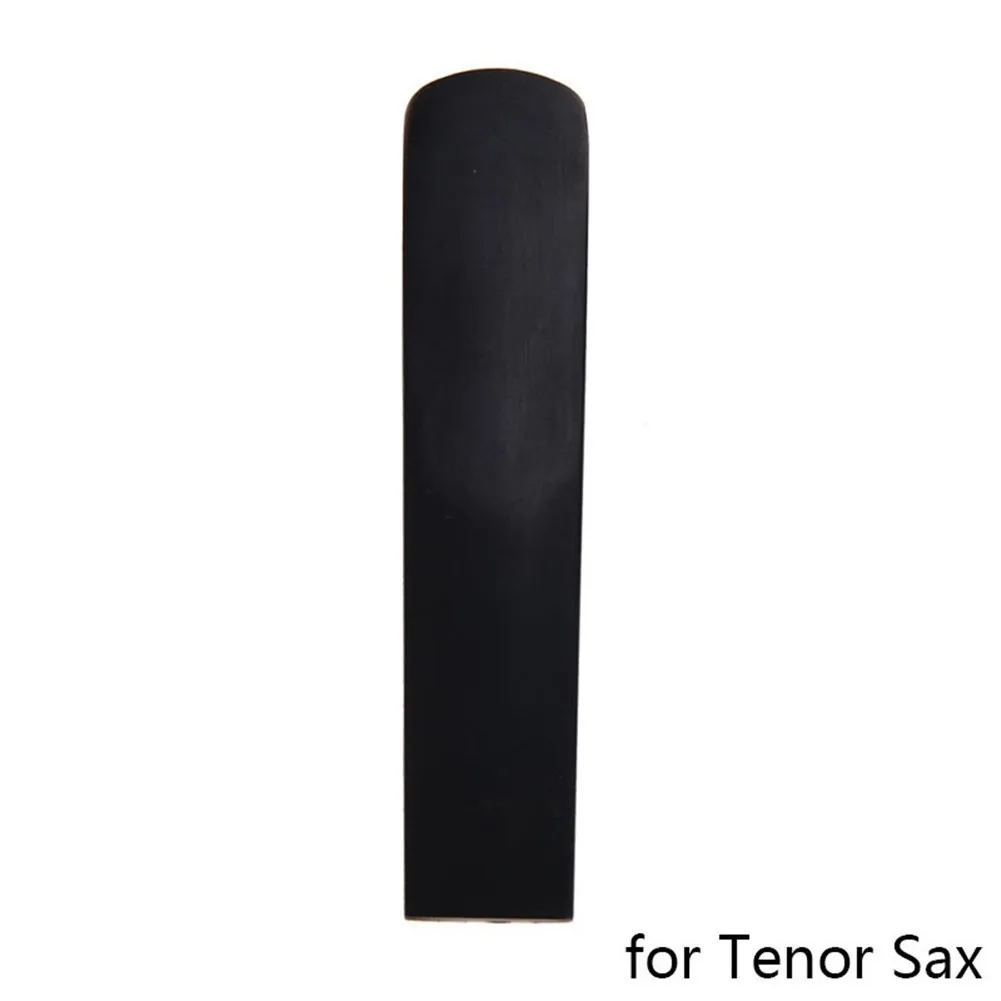 Palhetas de saxofone força 2.5 pretas para alto tenor soprano clarinete plástico substituição resina sax palhetas reposição prático
