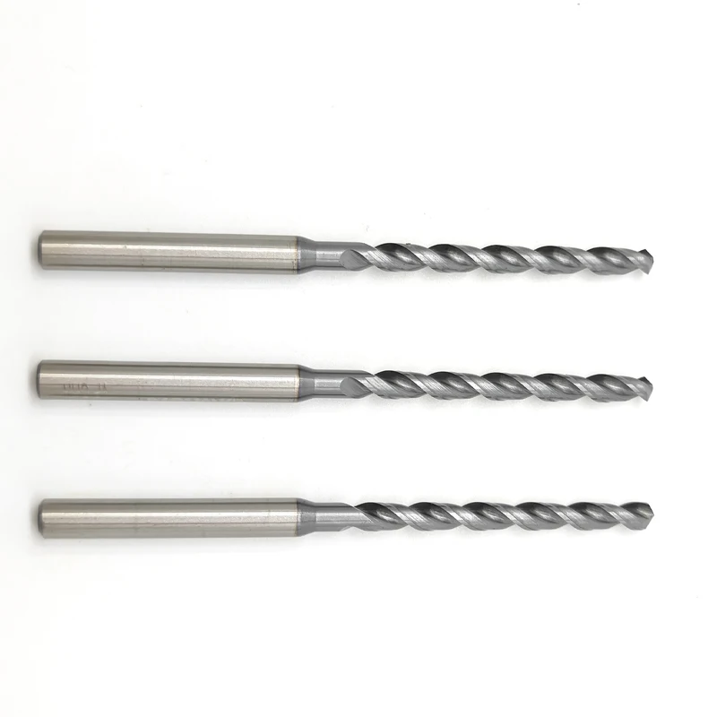 Best quality 2mm-13mm lenth longer TICN hard steel powder drill bits useful stell