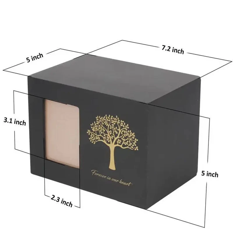 custom.European Style Solid Wood Pet Urn Coffin From China Factory Funeral Supplies
