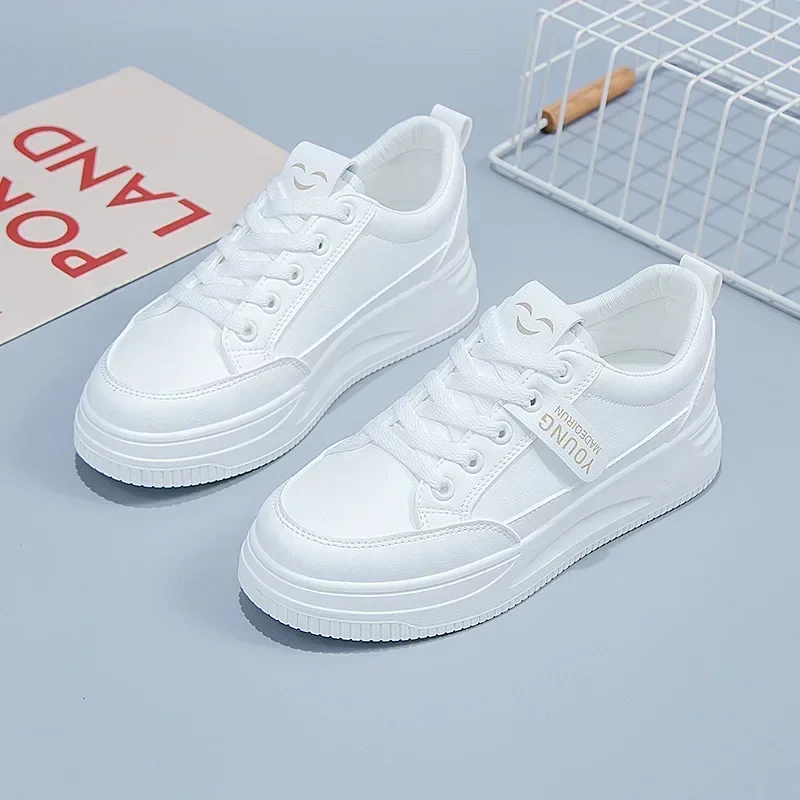 White Shoes Women's Shoes Summer Students Can Wear Flat Soles Spring and Autumn Popular Sport Zapatos Mujer Primavera Verano