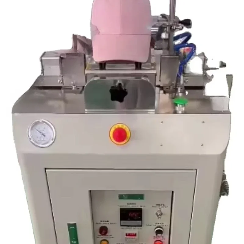 Aluminum head baseball cap ironing machine Single head cap ironing machine with boiler inlay steam ironing