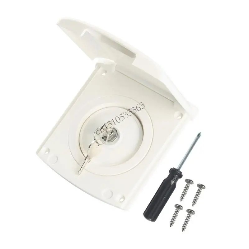 غطاء مدخل المياه RVs سريع التوصيل 090E مع تصميم مانع للتسرب للسفر في الهواء الطلق #1