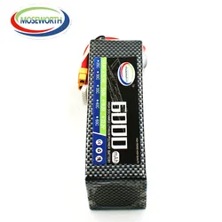 Batteria Lipo 6S 22.2 V 100C 6000 mAh con connessione EC5 custodia morbida batteria RC per RC Truck RC Car RC airplane RC Boat