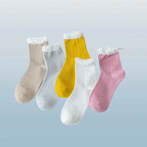 5/10 Pairs High Quality Cotton Socks Confinement Socks Loose-fitting Curled Socks Pregnant Women Socks Thin Confinement Socks