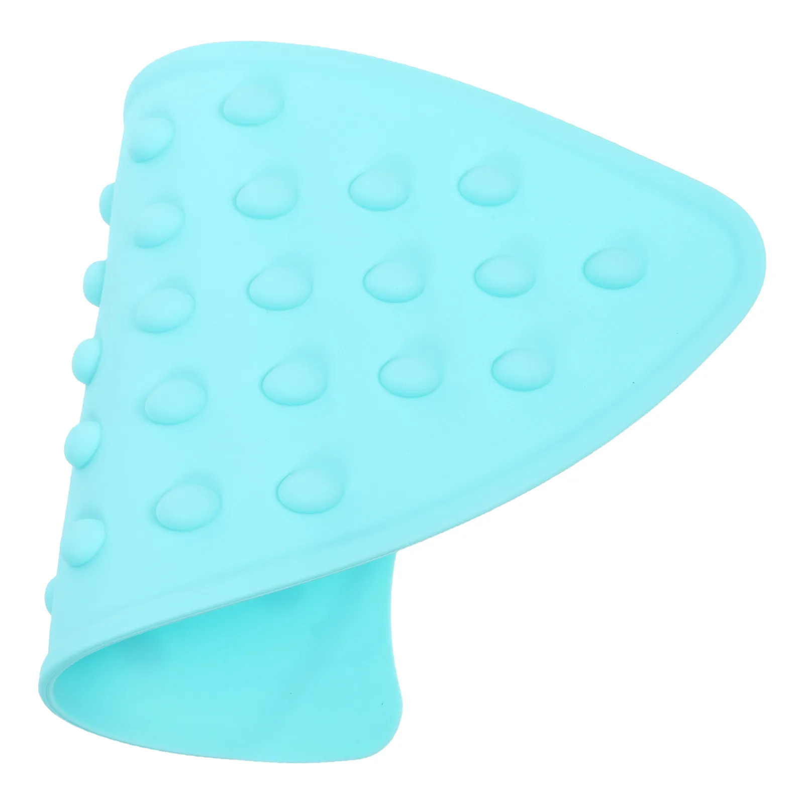 Silicone Heat Resistant Iron Rest Pad Thick Solid Color Ironing Mat Hanging Hole Design for Steam and Electric Iron Use