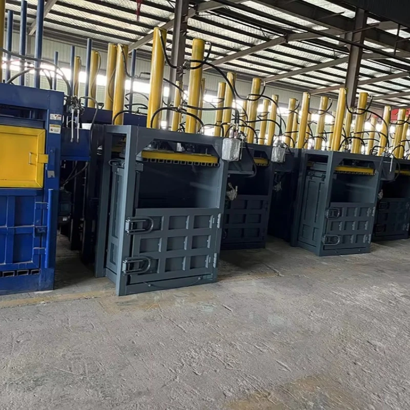 

Carton Compress Baler Machine Hydraulic Cotton Bale Press Machine for Garbage Used Clothing Baling Press Machine for Rubbish