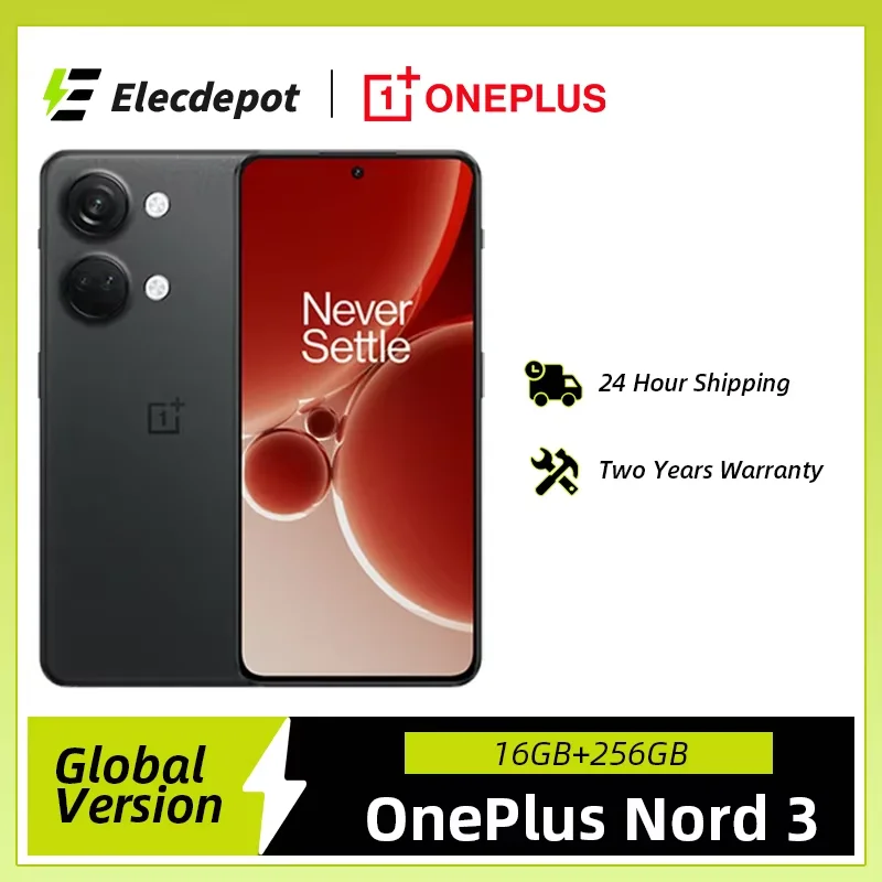 Global version OnePlus Nord 3 5G 8GB 16GB RAM MediaTek dimension 9000 120Hz Super Fluid AMOLED Display 80W SUPERVOOC Charger