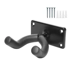 Guitar Wall Mount Hook Holder Racks Violin Hanger Stand Rack Bracket Display for Guitar Bass Skateboarding Easy To Install+Screw