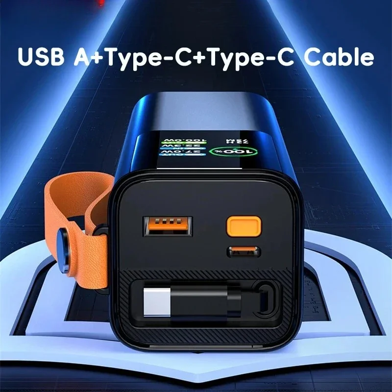 لأجهزة الكمبيوتر المحمول PD100W 20000mAh قوة البنك بطارية خارجية سعة كبيرة شحن سريع المحمولة Powerbank آيفون سامسونج Xiaomi