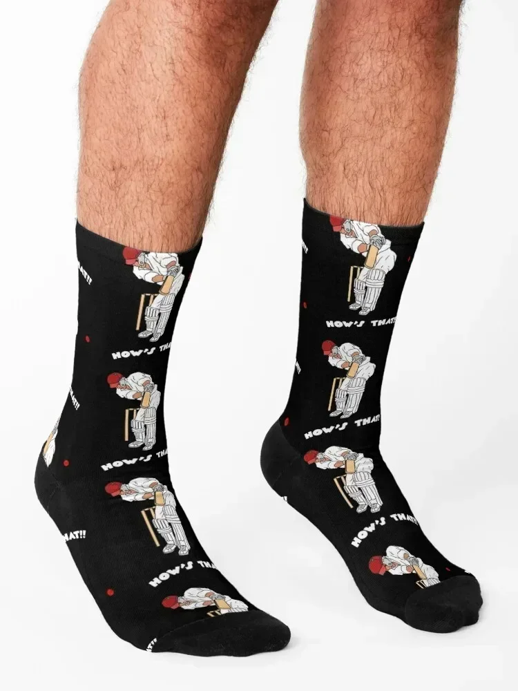 Cricket Lovers Gifts, How's That!!, Why Do Most People Like Cricket? Socks fashionable hockey Socks Men Women's