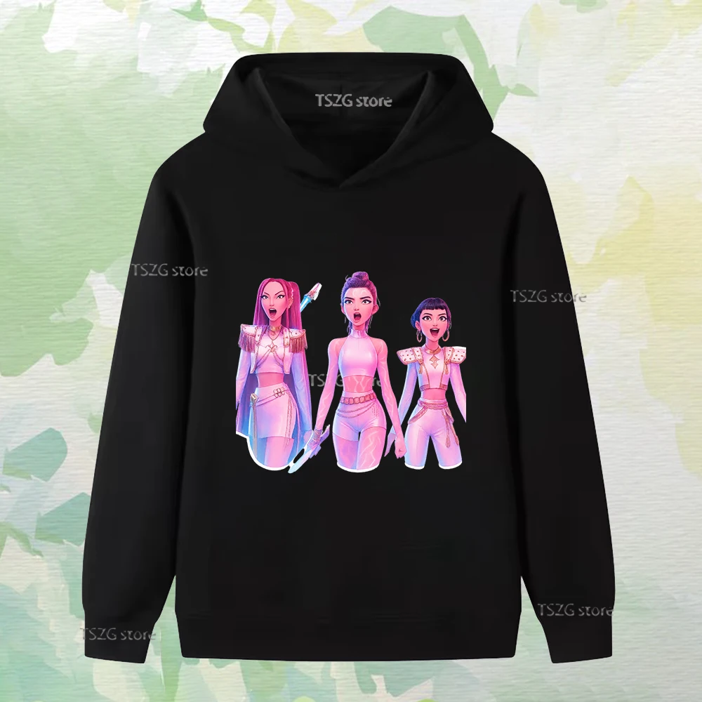 Monster Hunt: قمصان رياضية عصرية للأولاد والبنات مطبوعة على الحد الأدنى للخريف، قمصان رياضية كاجوال من الصوف للأطفال بأكمام طويلة