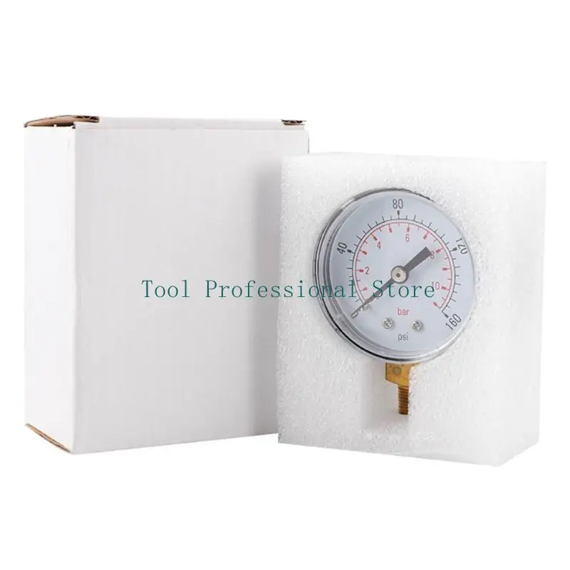 57QF 압력계 수압 다이얼 유압 압력 게이지 미터 압력계 1/8" NPT
