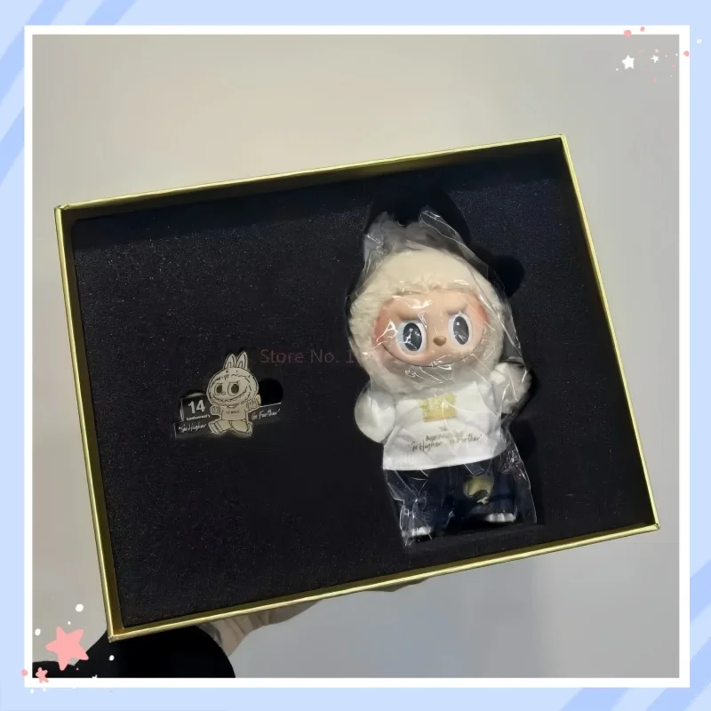 2025 Hot Sale Blind Box Replica Labubu 14th Anniversary Pendant Creative Change Doll Figure Cute  Ornaments Toys Birthday Gifts