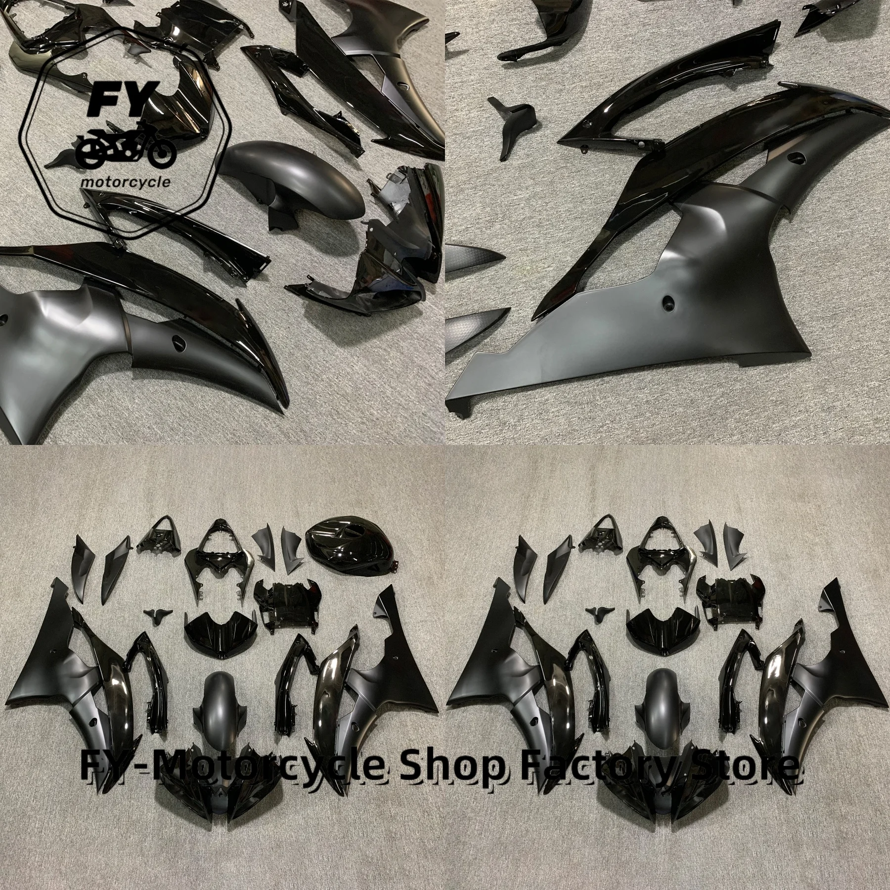 Full ABS Racing Fairing Kit For Yamaha YZF-R6 2008-2016 Complete Modified Bodywork Cowl Replacement Motorcycle Outer Shell Parts