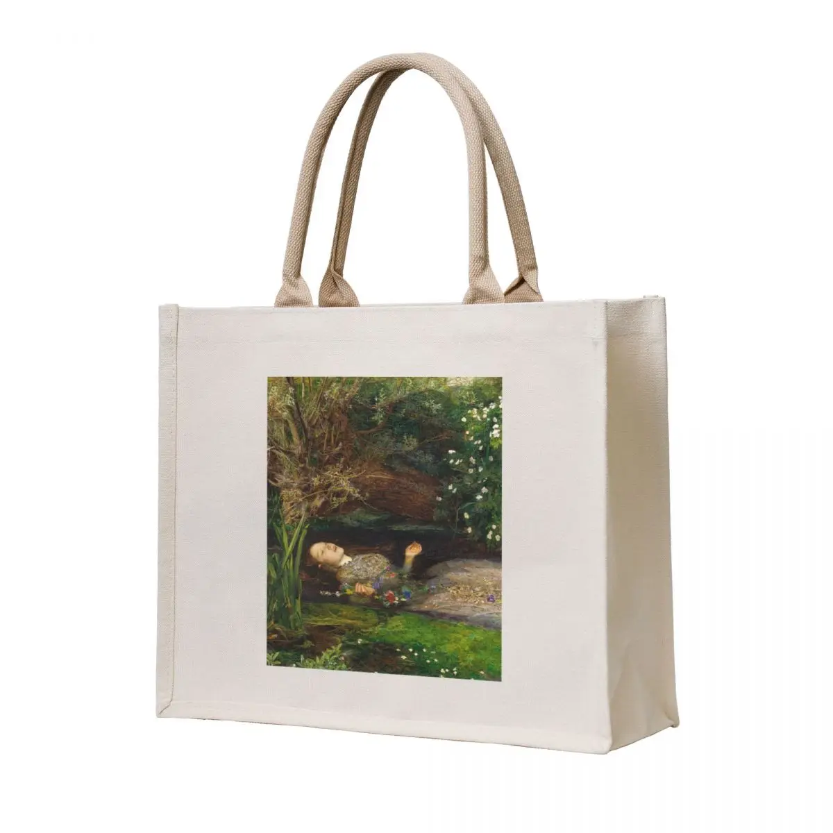 

Ophelia - John Everett Millais Tote Bag Shopper bag custom canvas bag woman shopping
