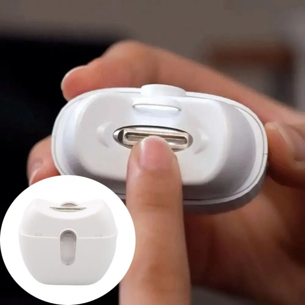 

Smart Stop Technology Auto-Sensing Electric Nail Trimmer Mini Size Universal Fit Automatic Nail Trimmer With Light