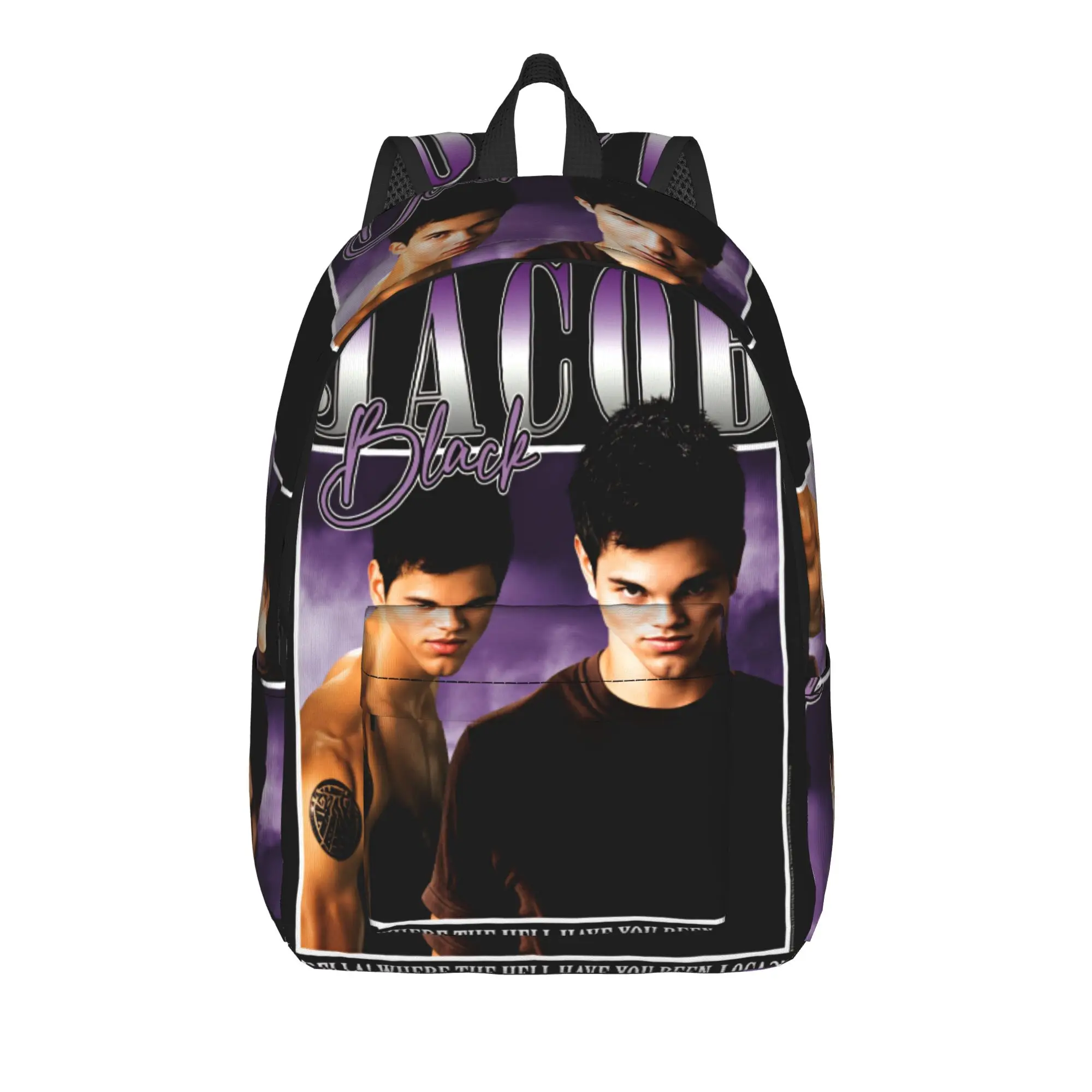 Decor Edward Backpack The Twilight Saga Kawaii Backpacks Unisex Outdoor Style Durable School Bags Design Rucksack