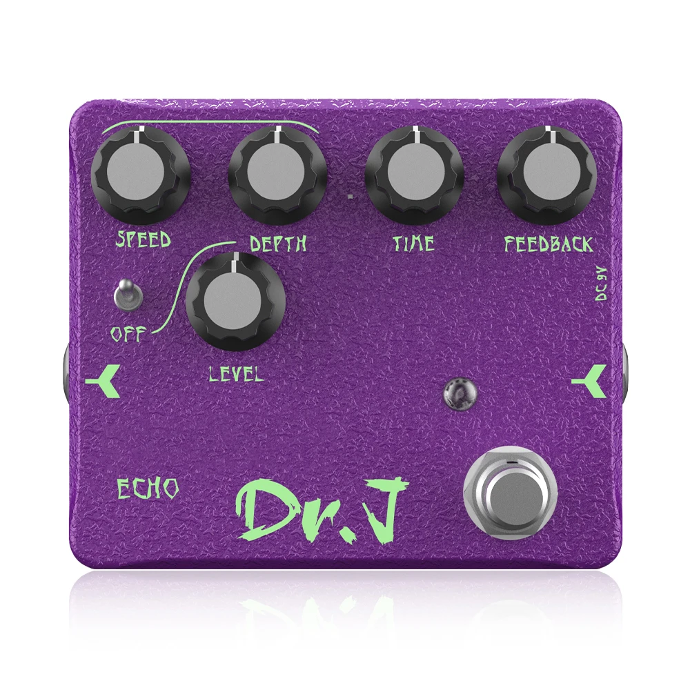 JOYO Dr. J Series D54 Shadow Echo Gitarreneffektpedal verzögert und tiefe Echos-Effektunterstützung DC 9V 800mA für Bandleistung