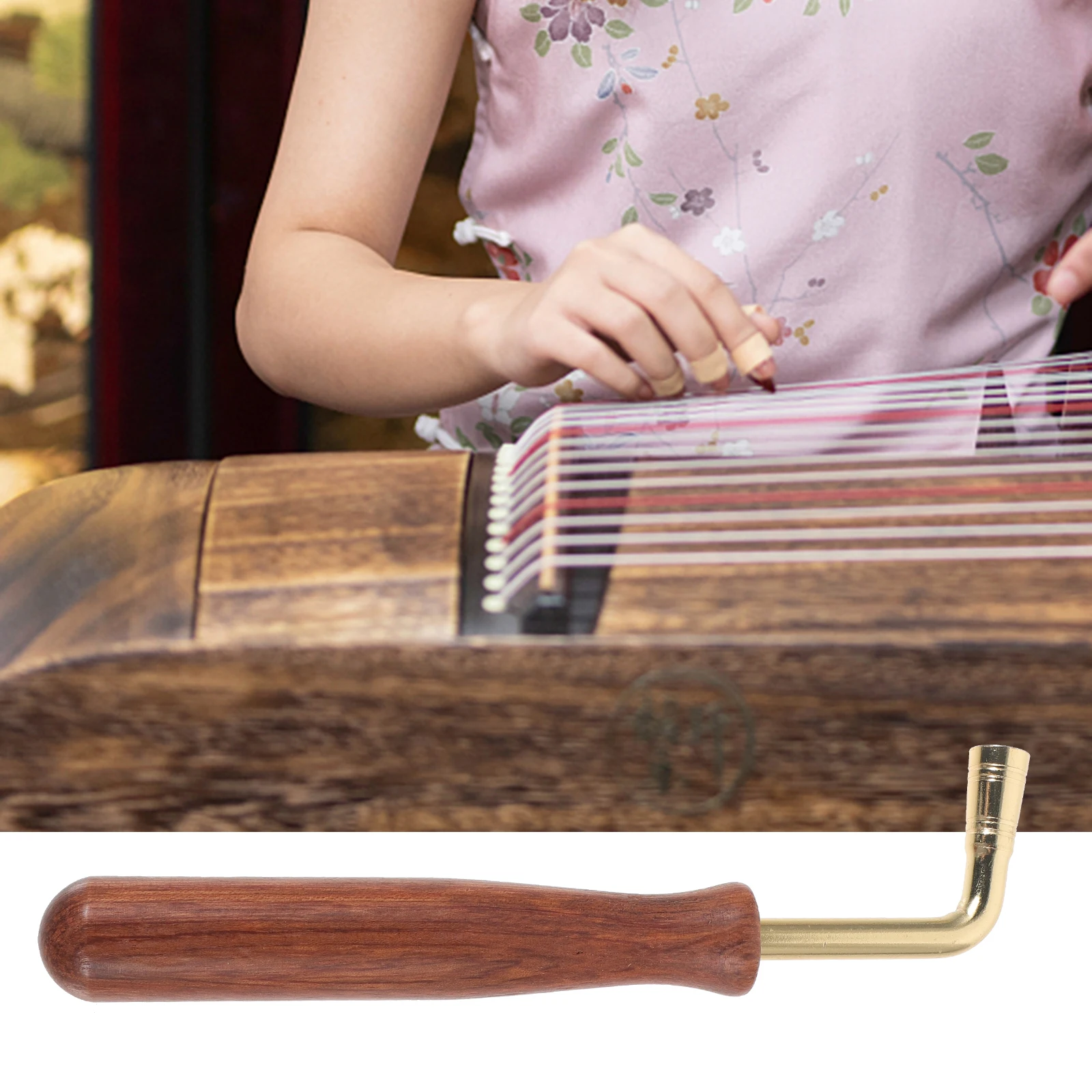

Guzheng Tuning Wrench Professional Tone Adjustment Tool Reliable Efficient Wooden Handle Instrument Accessory Spanner Tuning