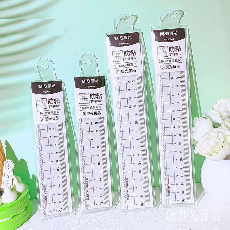 Aesthetic stationery and office school useful back to School supplies Architecture drawing material ruler school rules