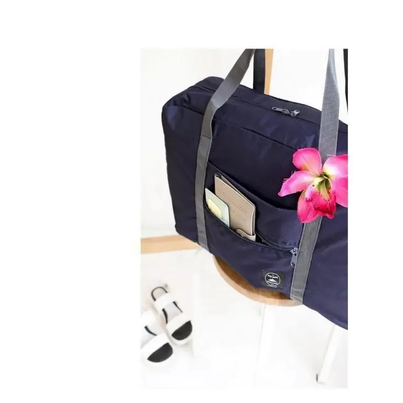 Stocking Stuffers Foldable Travel Duffel Bag, Large Capacity Carry On Handbag, Clothes Storage Luggage for Weekend Trip, Moving - view 5