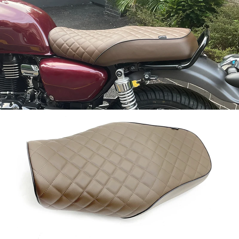 For HONDA GB350 GB 350 2023 - 2024 Motorcycle Front Seat Cushion Motorcycle Driver Rider Seat Pad Black brown Covers Accessories